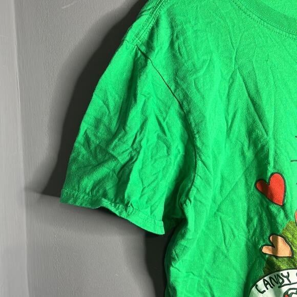 Unisex Kids Elf Green Graphic Short Sleeve Crewneck Tee Shirt Size Medium - Picture 4 of 7